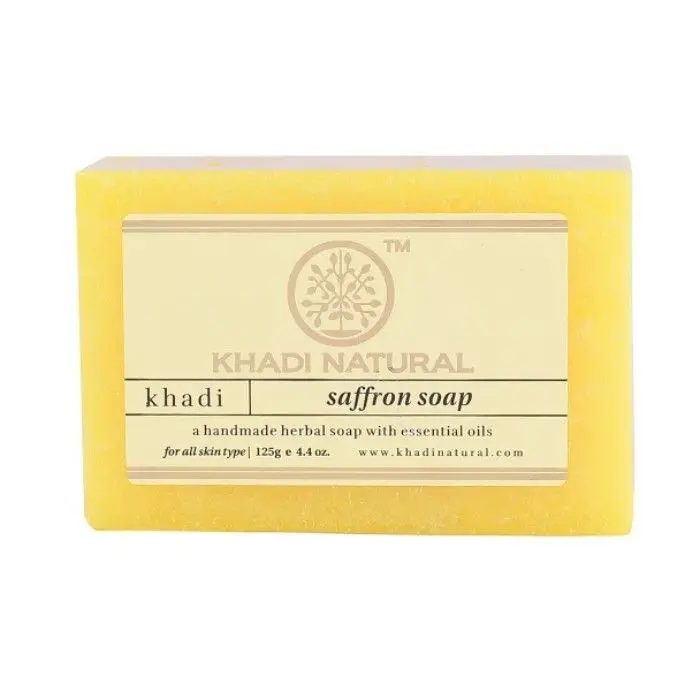 Khadi Natural Ayurvedic Saffron Soap (125 g)