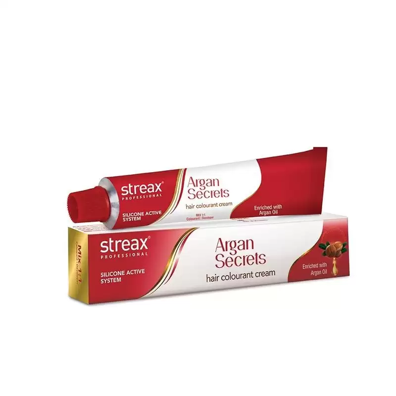 Streax Professional Argan Secrets Hair Colourant Cream - Golden Blonde 7.3