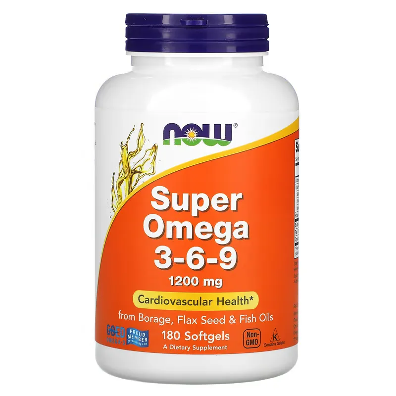 Super Omega 3-6-9, 1,200 mg, 180 Softgels