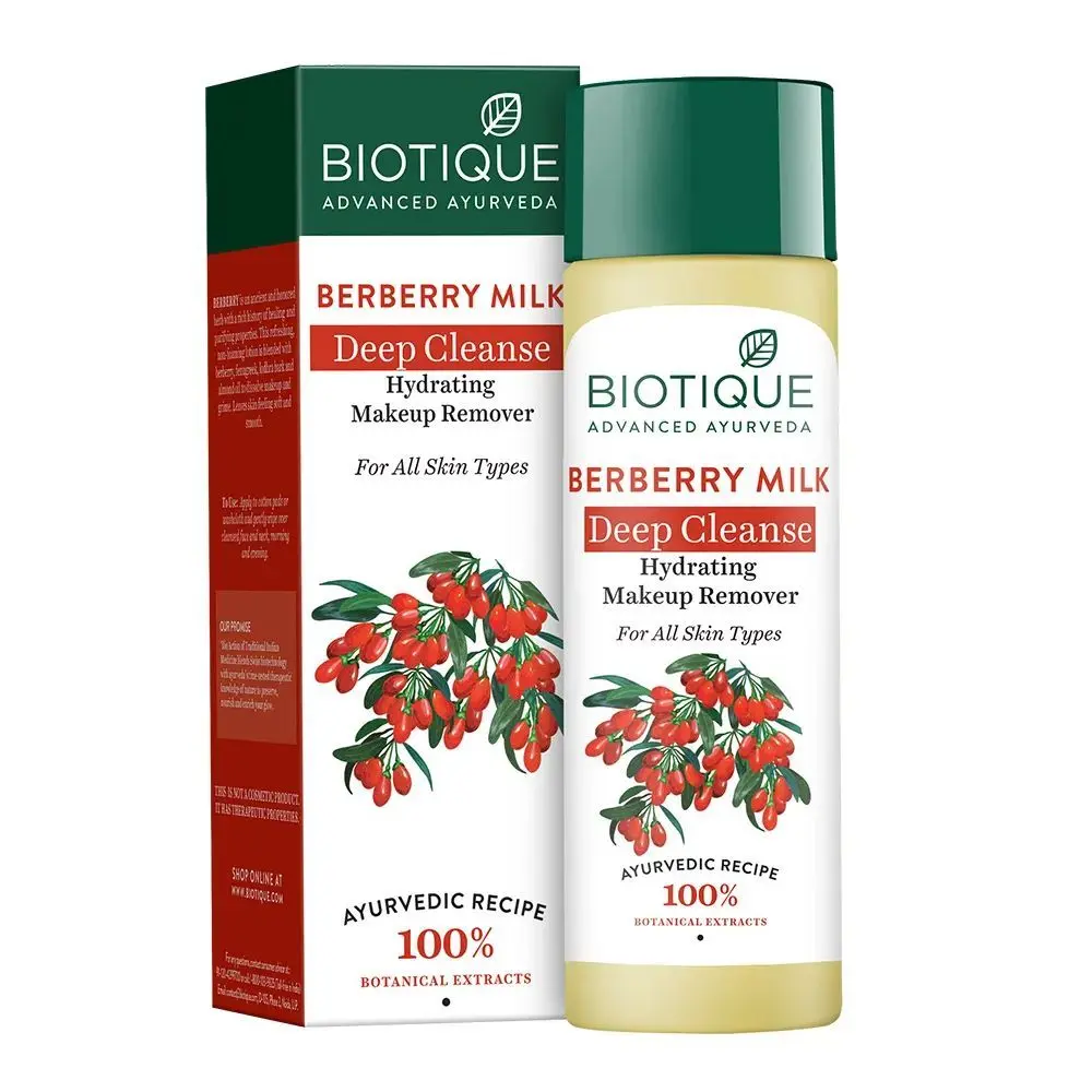 Biotique Berberry Milk Deep Cleanse Hydrating Make Remover 120ml