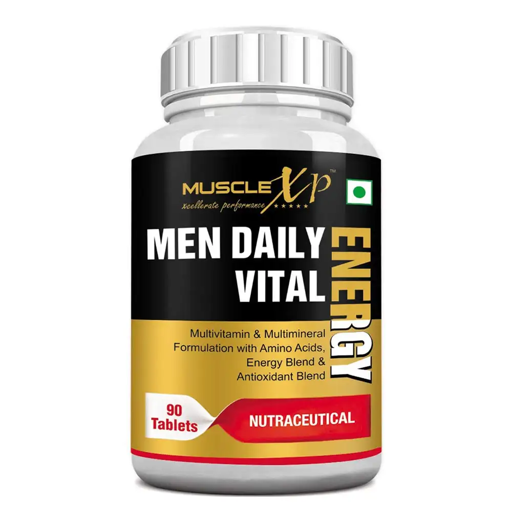 MuscleXP Men Daily Vital Energy,  90 tablet(s)  Unflavoured