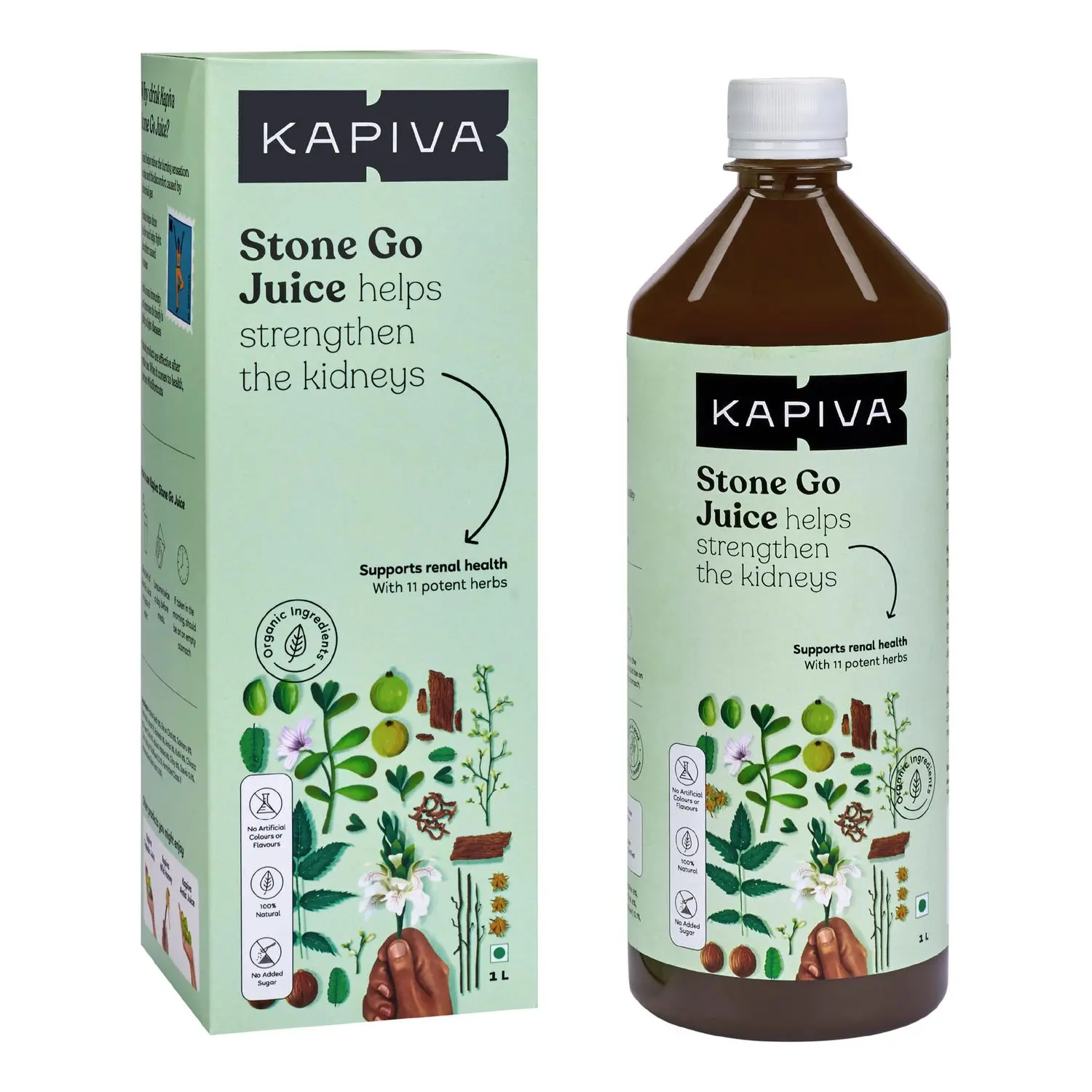 Kapiva Stone Go Juice (Cleanses Kidney And Urinary Bladder) - 1L