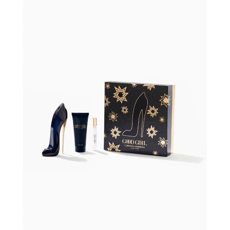 Carolina Herrera Good Girl Eau De Parfum With Body Lotion And Travel Spray