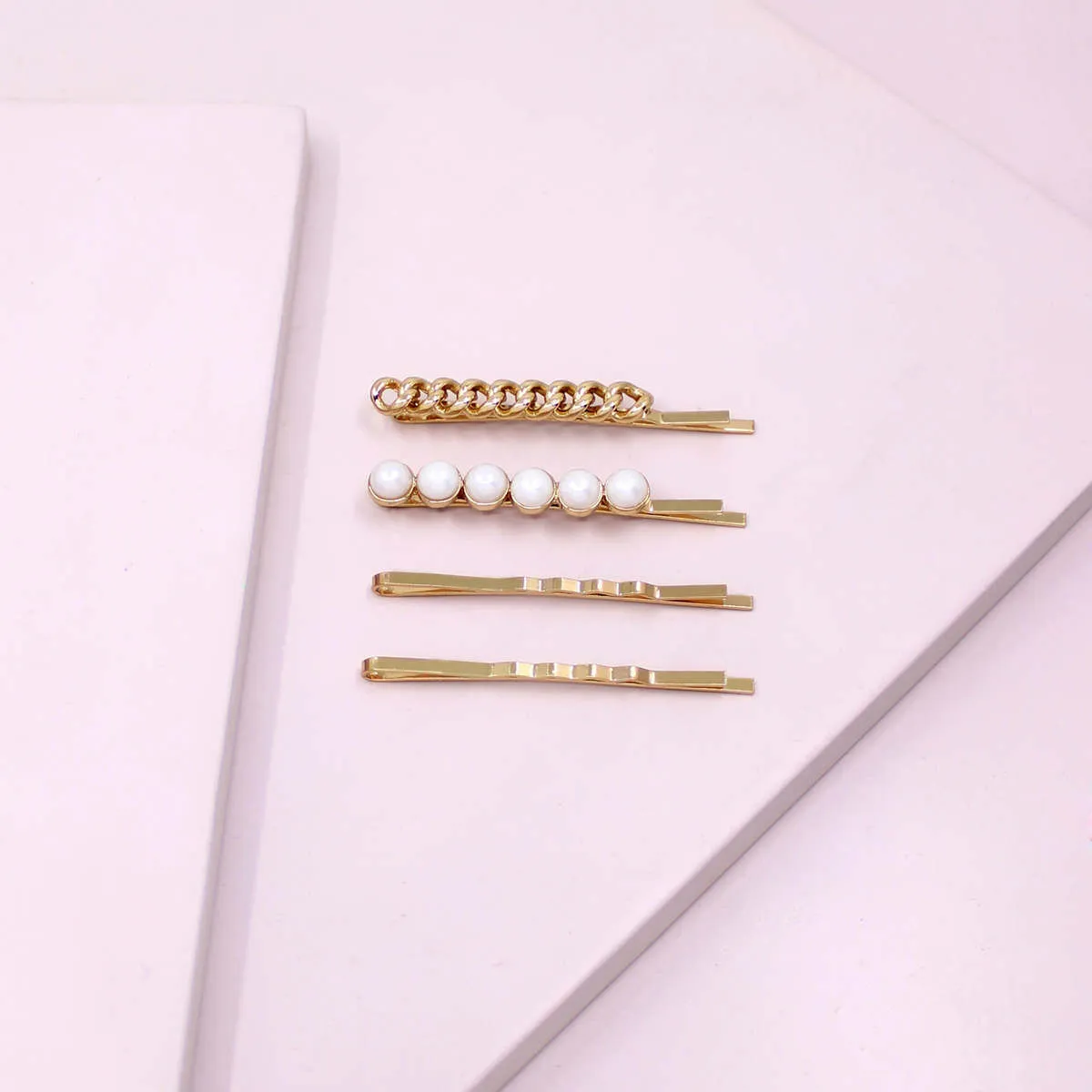 Runway Ritual "pearl" Hair Clip Set