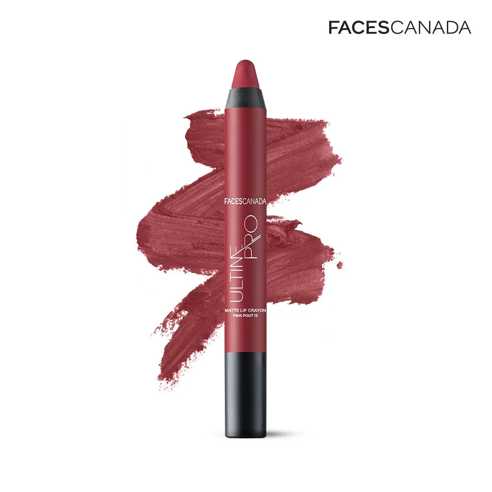 Faces Canada Ultime Pro Matte Lip Crayon With Free Sharpener - Put Me On 13