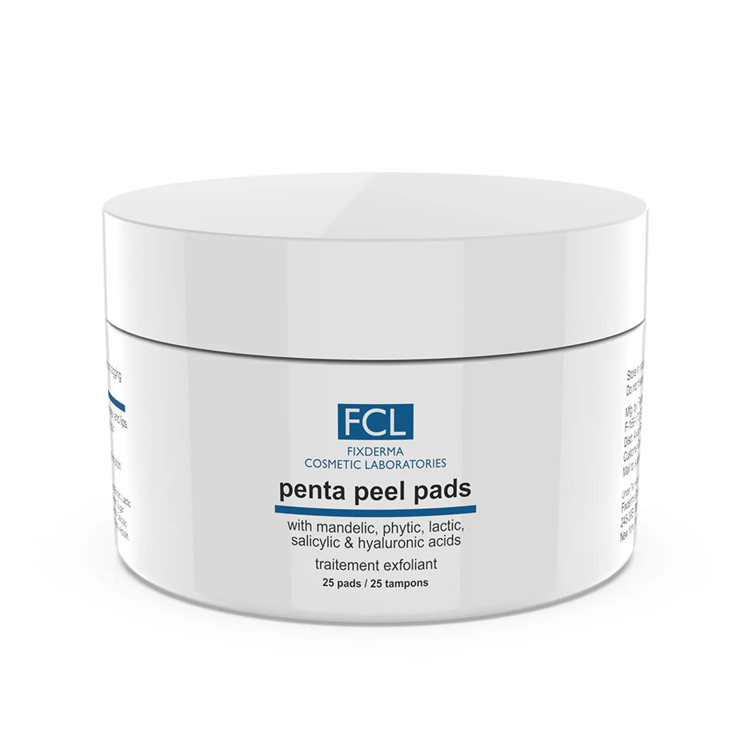 Fixderma Cosmetic Laboratories Penta Peel Pads Refining Peel Treatment, Removes Dead Cells and Even Tone Skin 25 Pads Pack 100gm