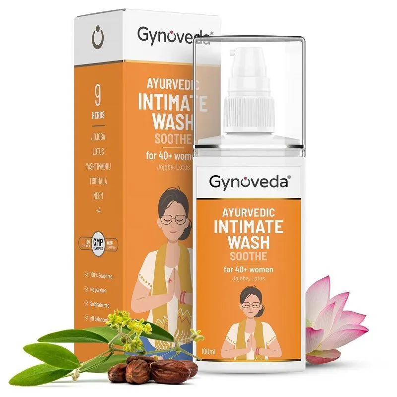 Gynoveda Ayurvedic Intimate Wash Soothe For 40+ Women