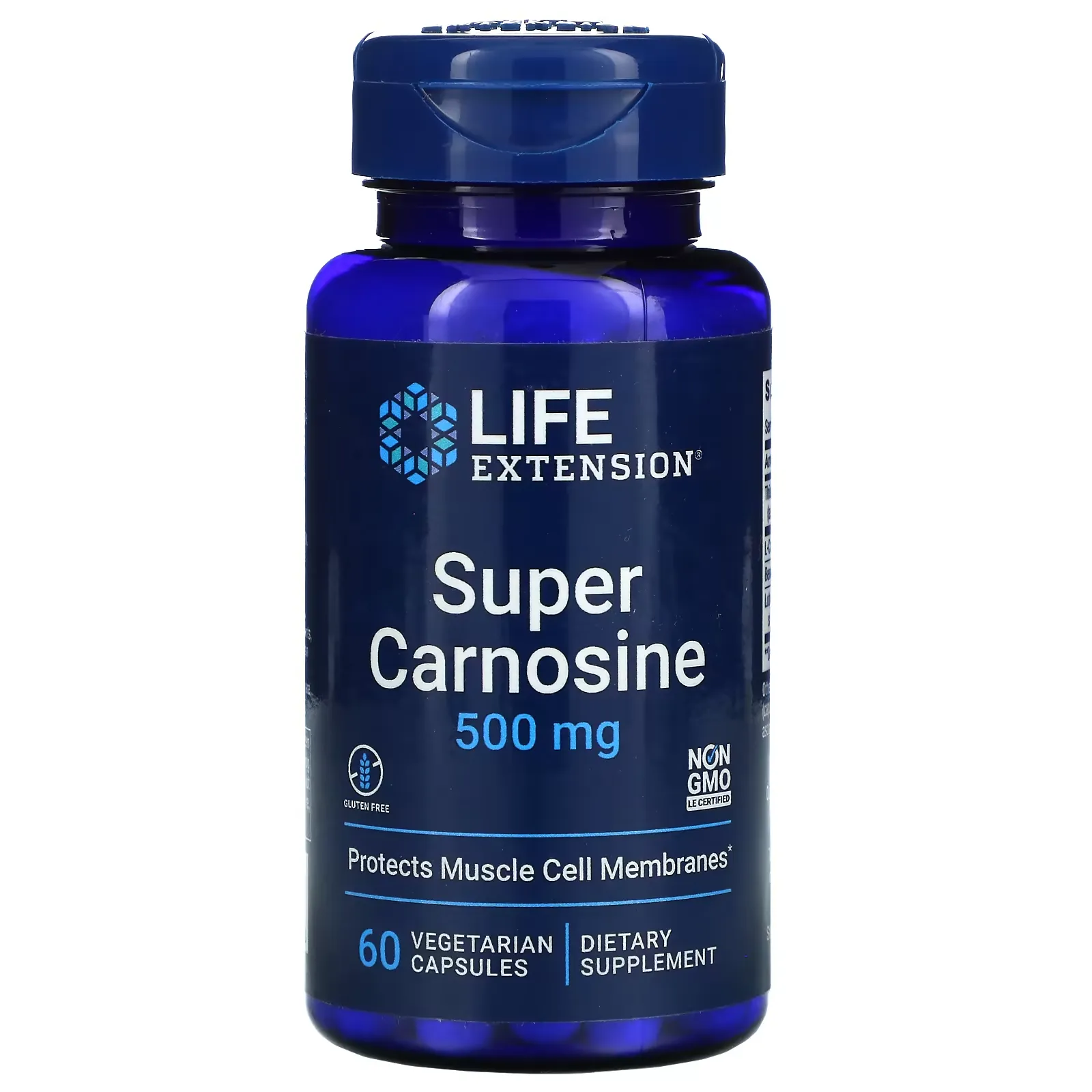 Super Carnosine, 500 mg, 60 Vegetarian Capsules