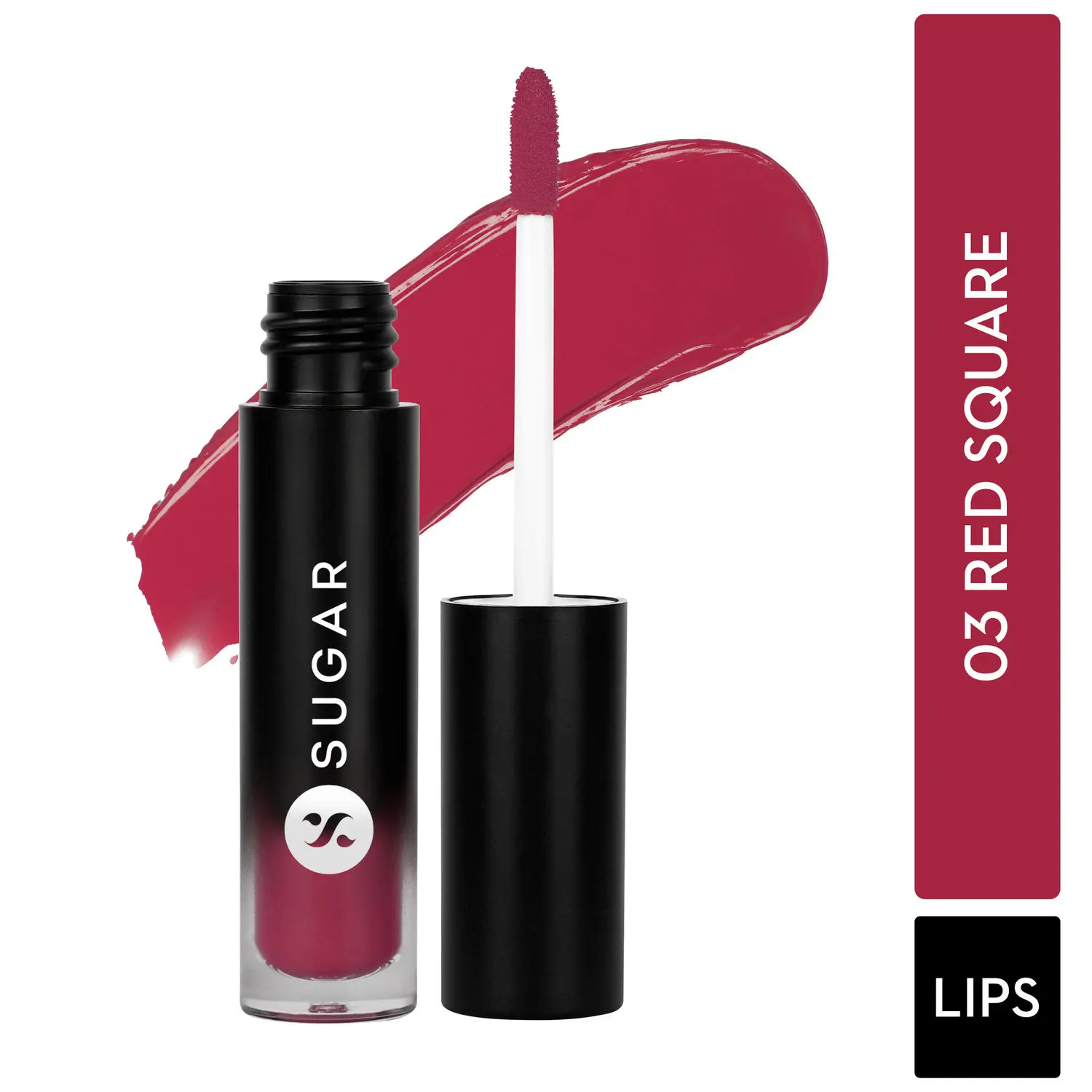 SUGAR Cosmetics Mousse Muse Maskproof Lip Cream - 03 Red Square