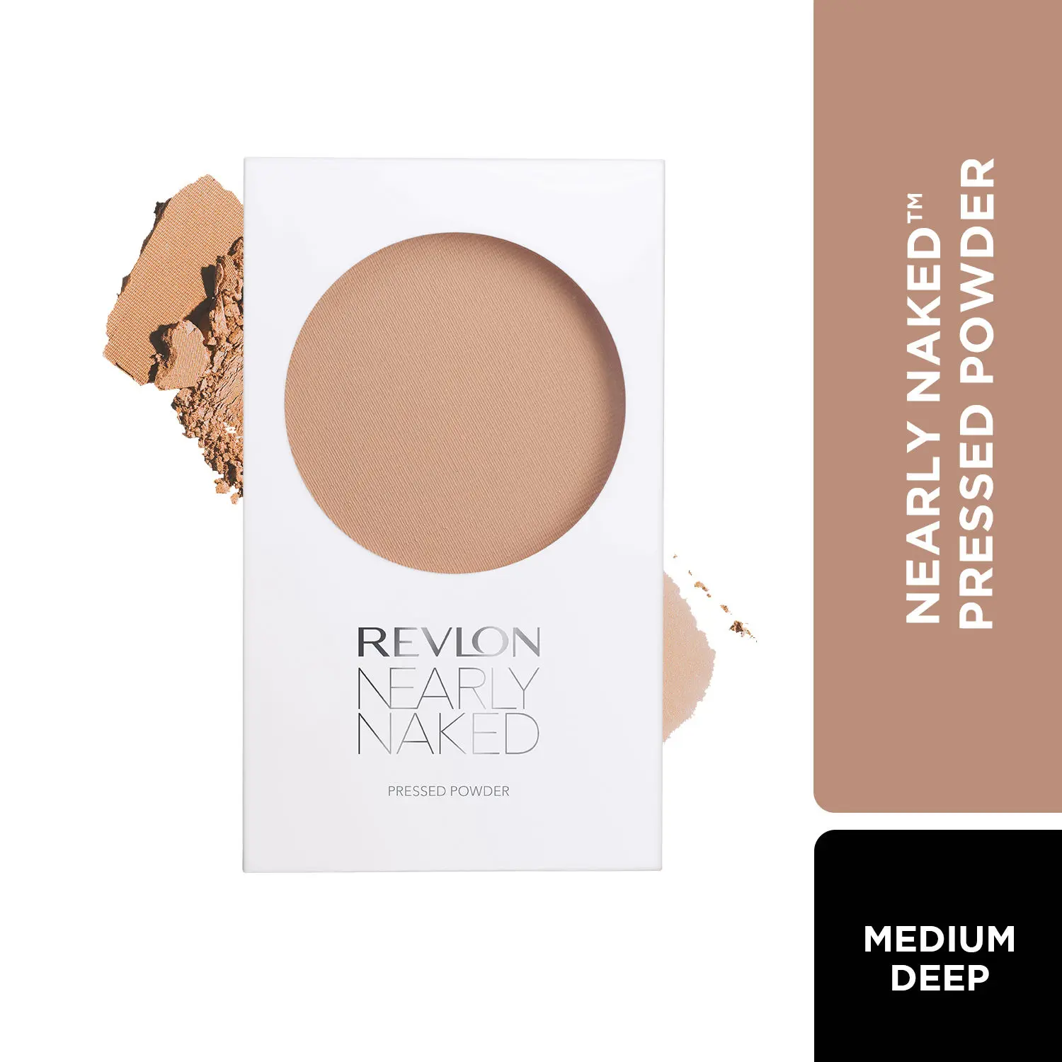 Revlon Nearly Naked Pressed Powder - Medium Deep 8 g