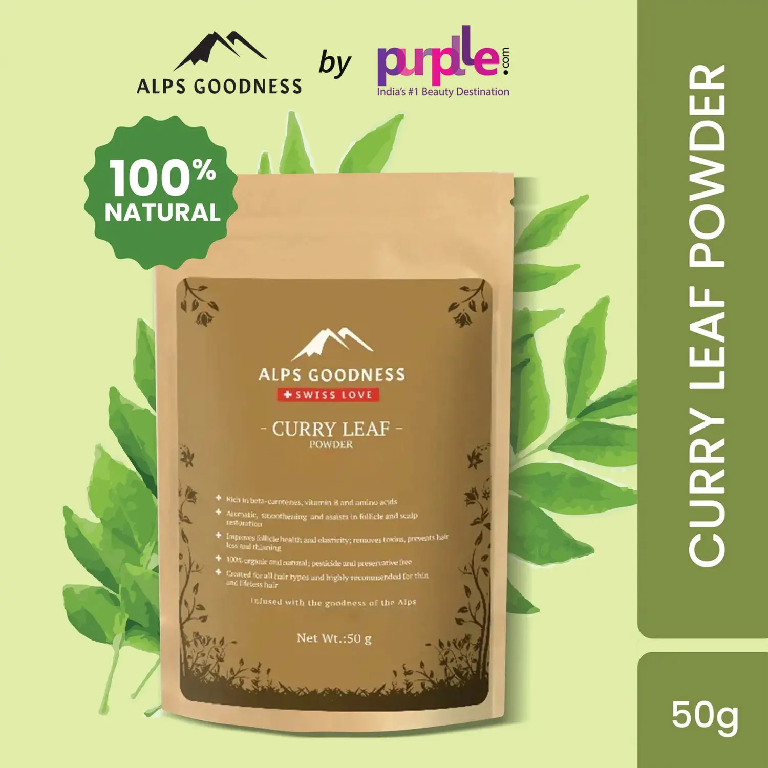 Alps Goodness Powder - Curry Leaf (50 gm)