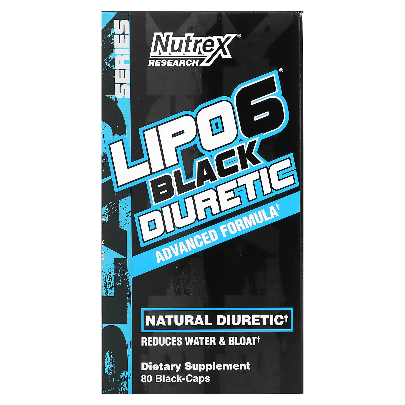 LIPO-6 Black Diuretic, 80 Black-Caps