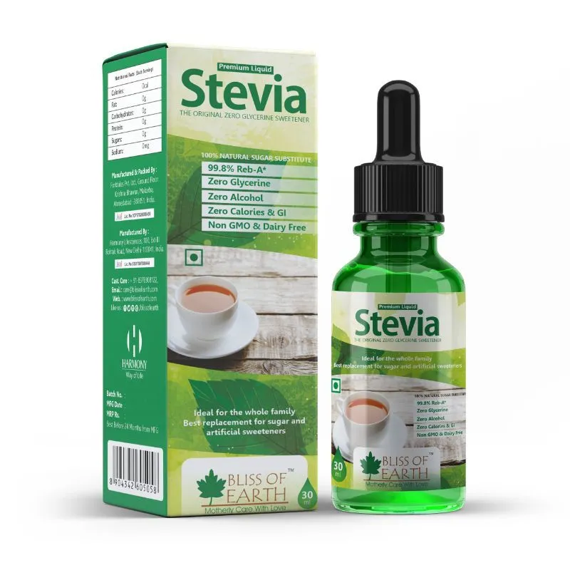 Bliss Of Earth 99.8% Reb-a Stevia Liquid