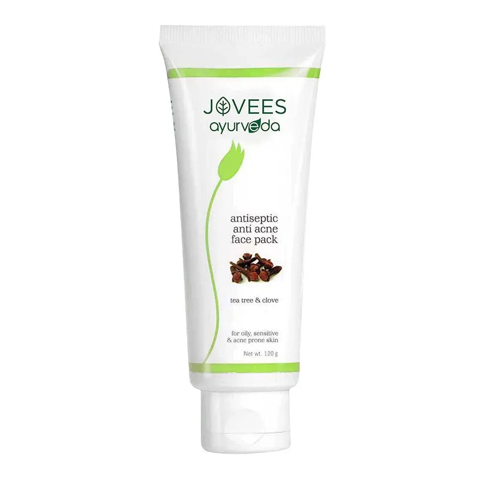 Jovees Tea Tree & Clove Antiseptic Anti Acne Face Pack 120 G 