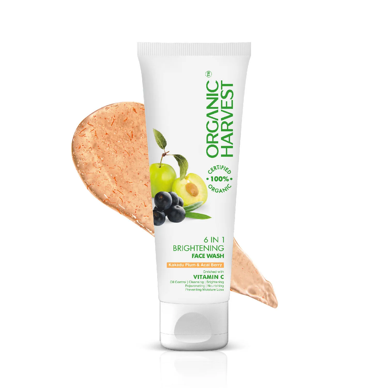 Organic Harvest 6-In-1 Brighting Face Wash