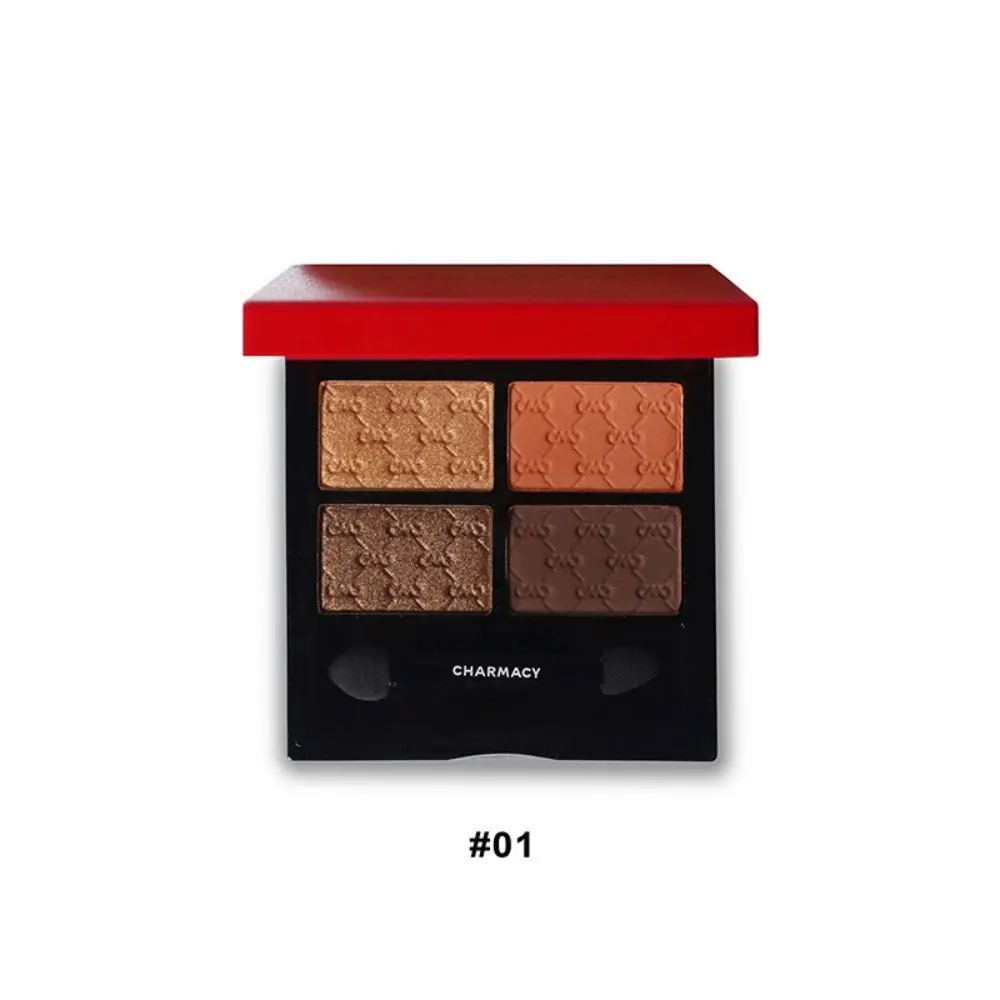 Charmacy Milano Gradient Eyeshadow Palette (Size 01) - 7.2g, Soft Texture, Mini Palette, Metallic, Travel Friendly, Highly Pigmented, Long Wear, Minimall Fallout, Vegan, Cruelty Free, Toxin Free