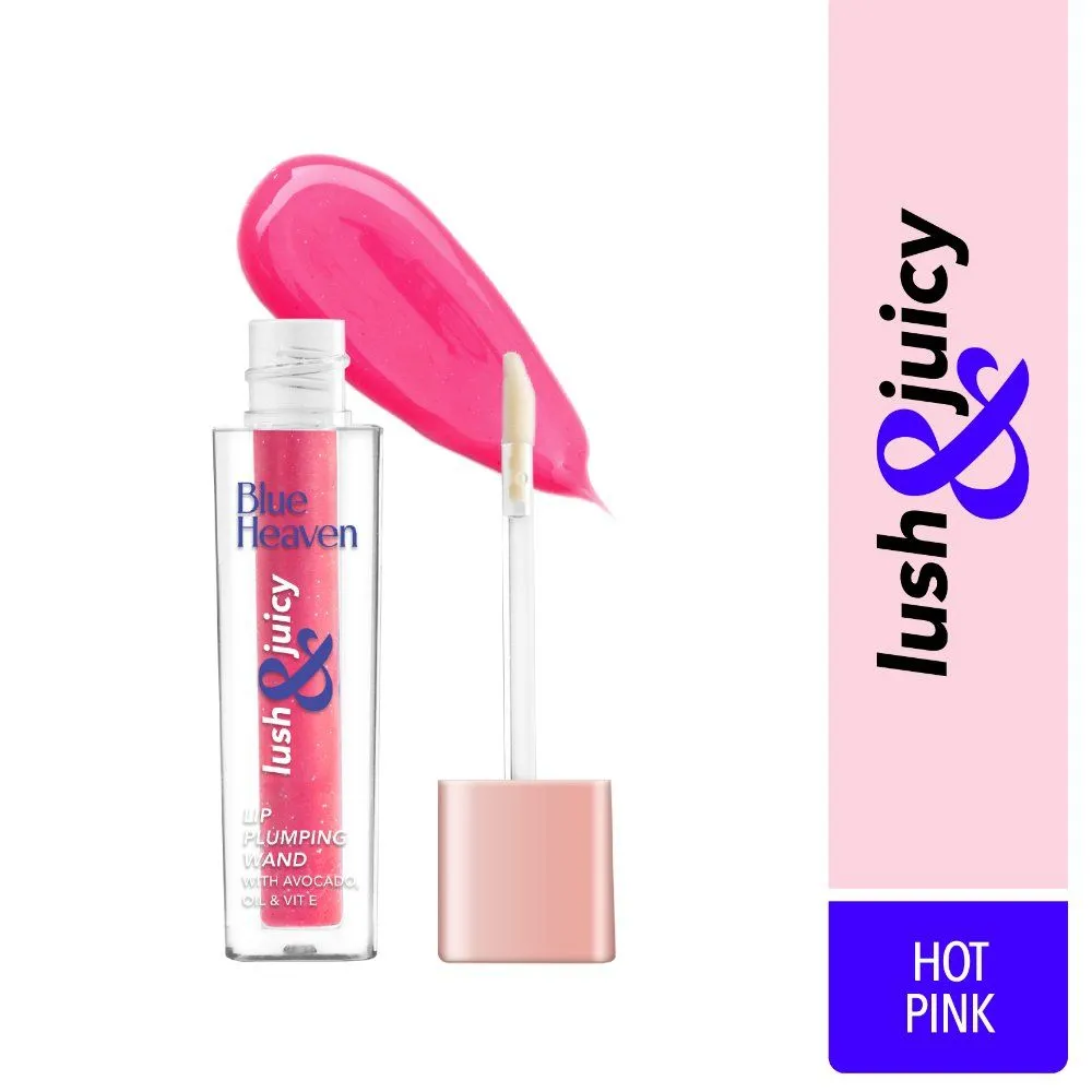 Blue Heaven Lush & Juicy Lip Wand Gloss - Hot Pink