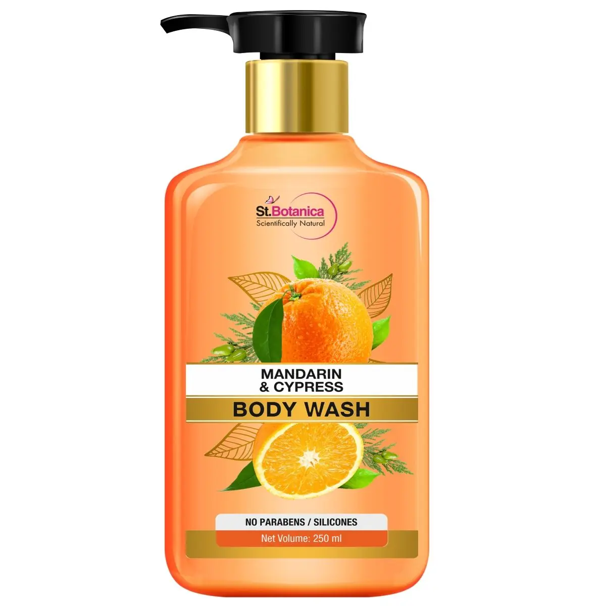 StBotanica Mandarin Cypress Body Wash 250ml