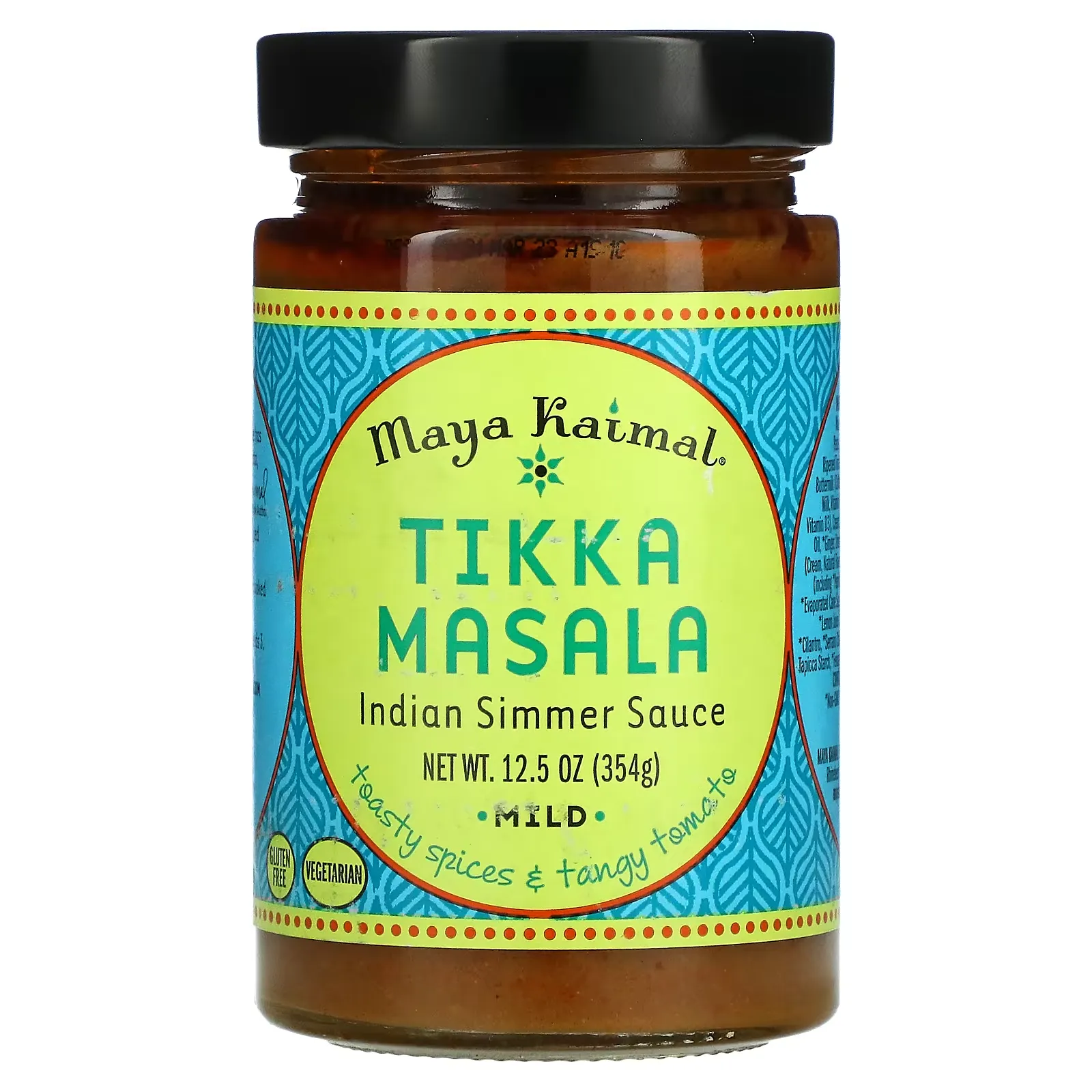 Tikka Masala, Indian Simmer Sauce, Mild, Toasty Spices & Tangy Tomato, 12.5 oz (354 g)