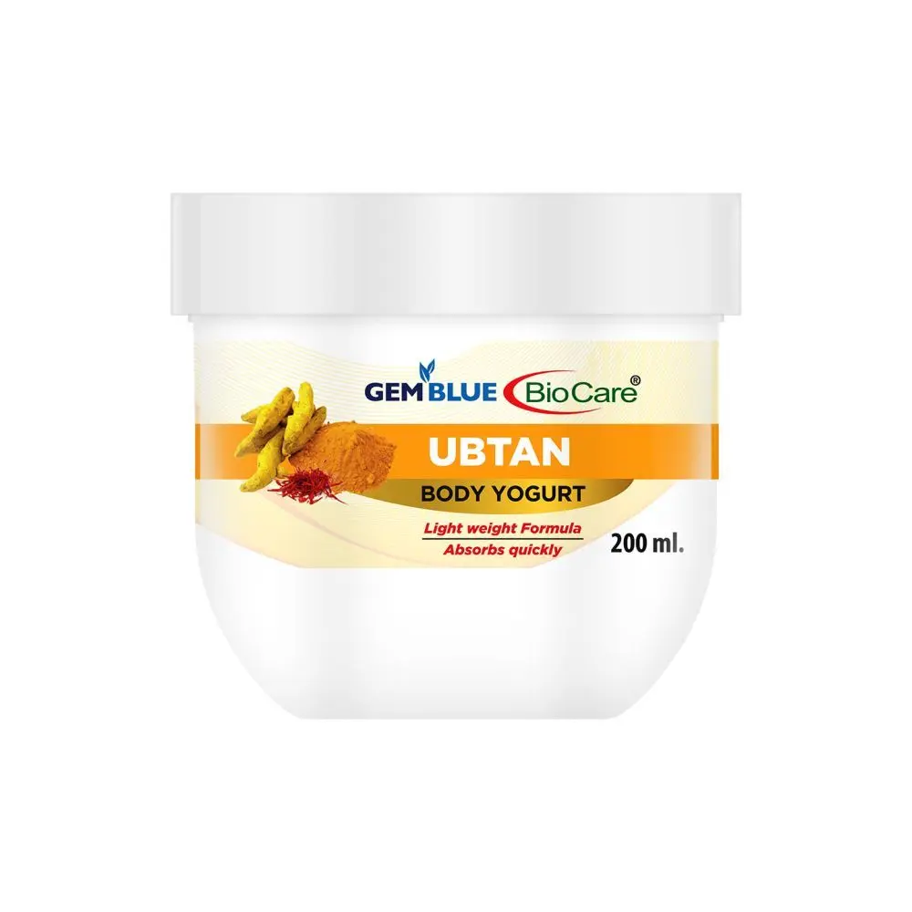 Gemblue Biocare Ubtan Body yogurt, (200 ml)