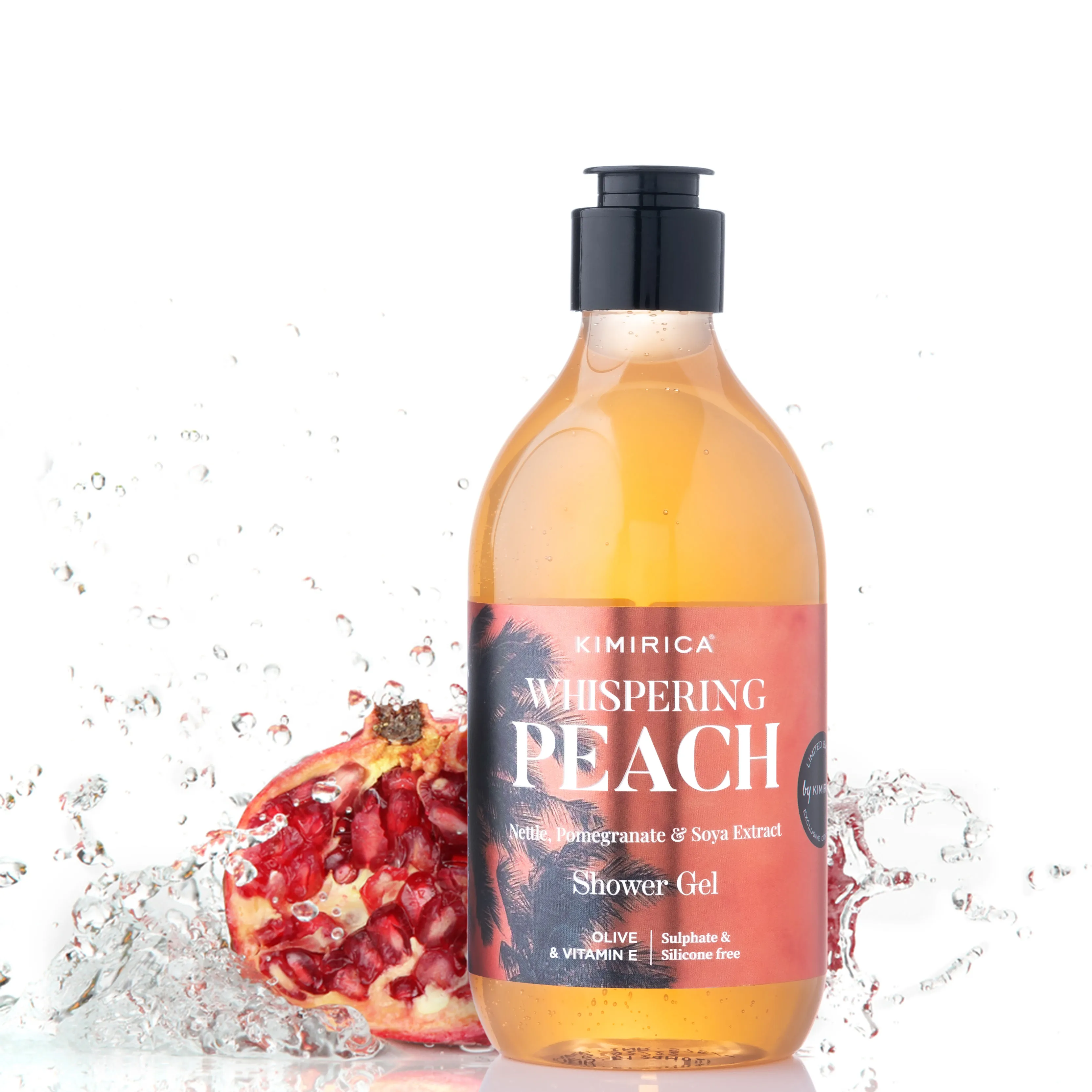 Kimirica Whispering Peach Shower Gel Bottle