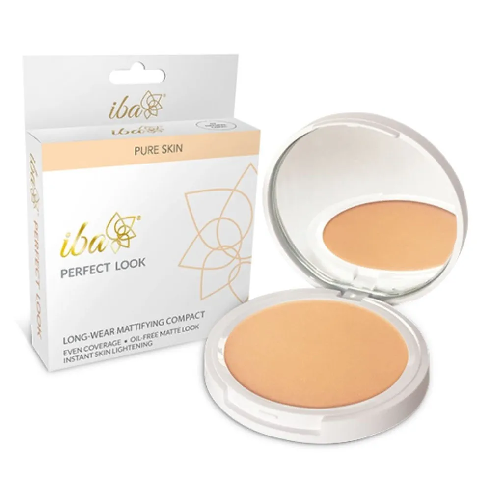 Iba Perfect Look Long-Wear Mattifying Compact SPF 15 - 03 Natural Coral