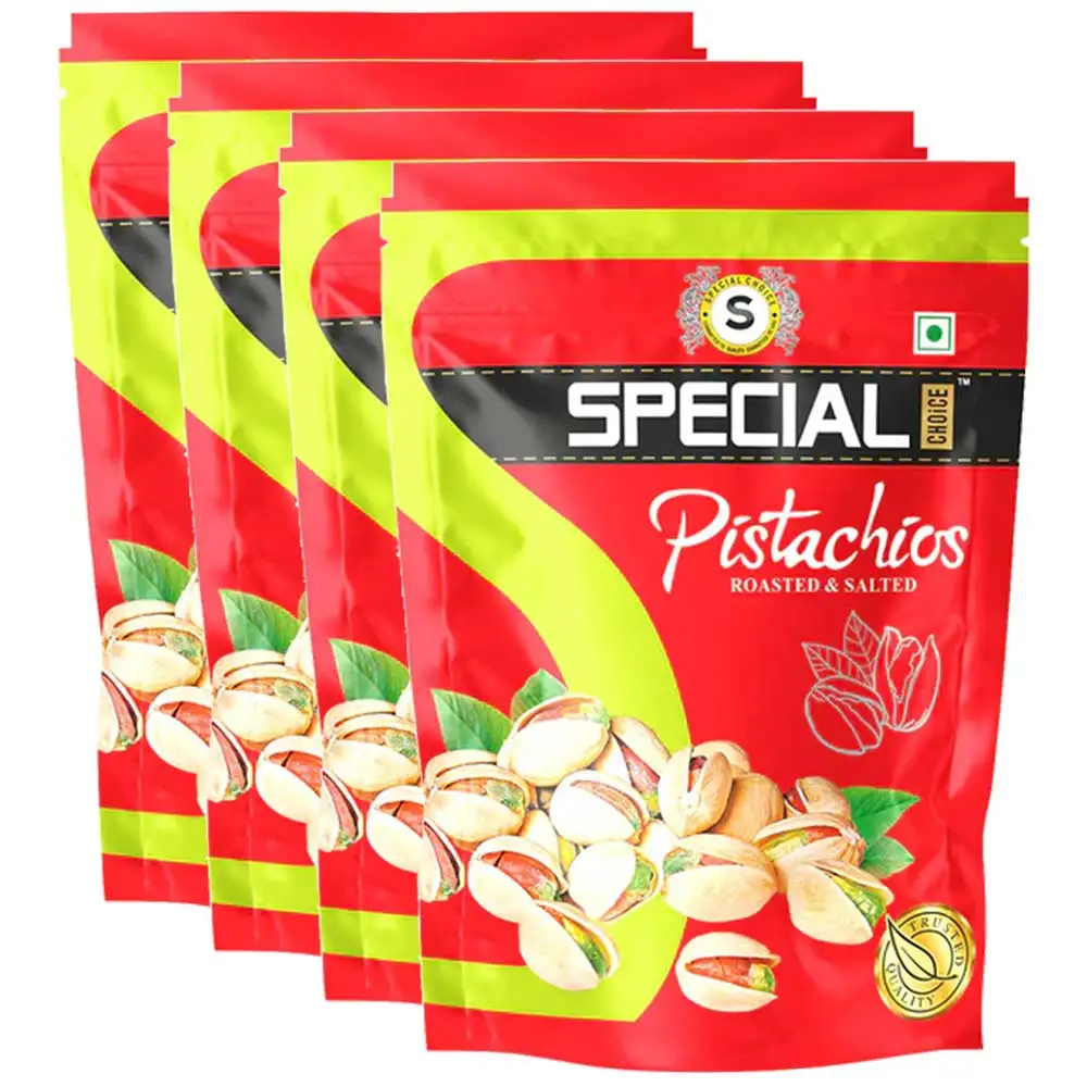 Special Choice Pistachio,  Roasted & Salted Iranian (Pack of 4)  250 g