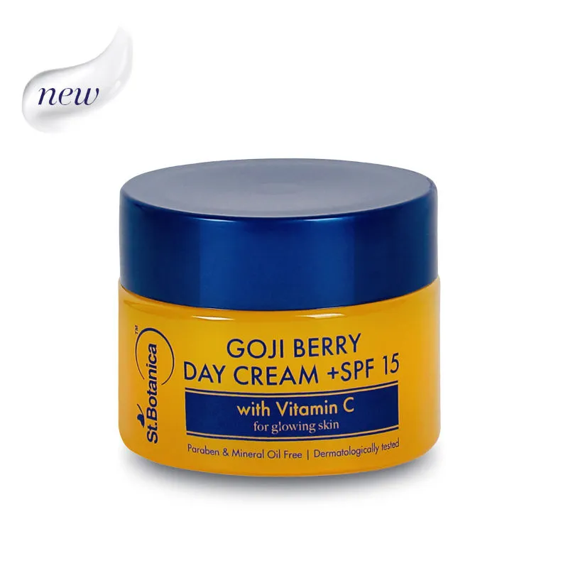 St.Botanica Goji Berry Day Cream SPF15 With Goji Berry & Vitamin C For Sun Protection,No Parabens