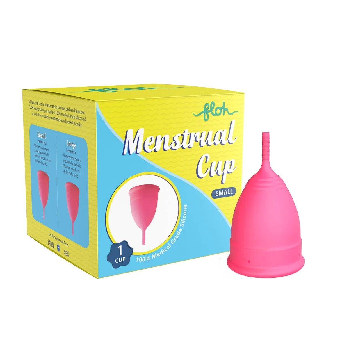 FLOH FDA Approved Reusable Menstrual Cup For Women