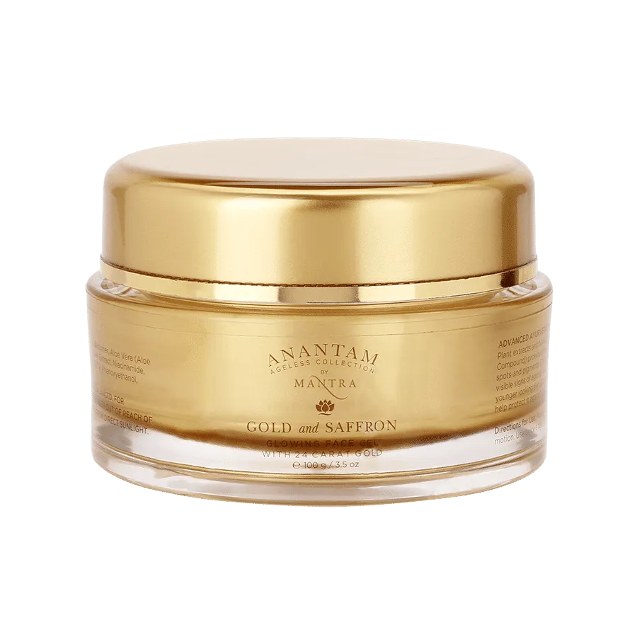 Mantra Herbal Gold & Saffron Glowing Face Gel With 24 Karat Gold