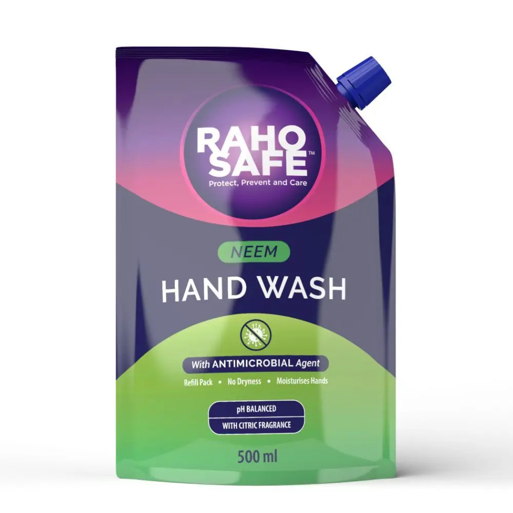 Raho Safe Neem Hand Wash (500 ml) Refill Pack