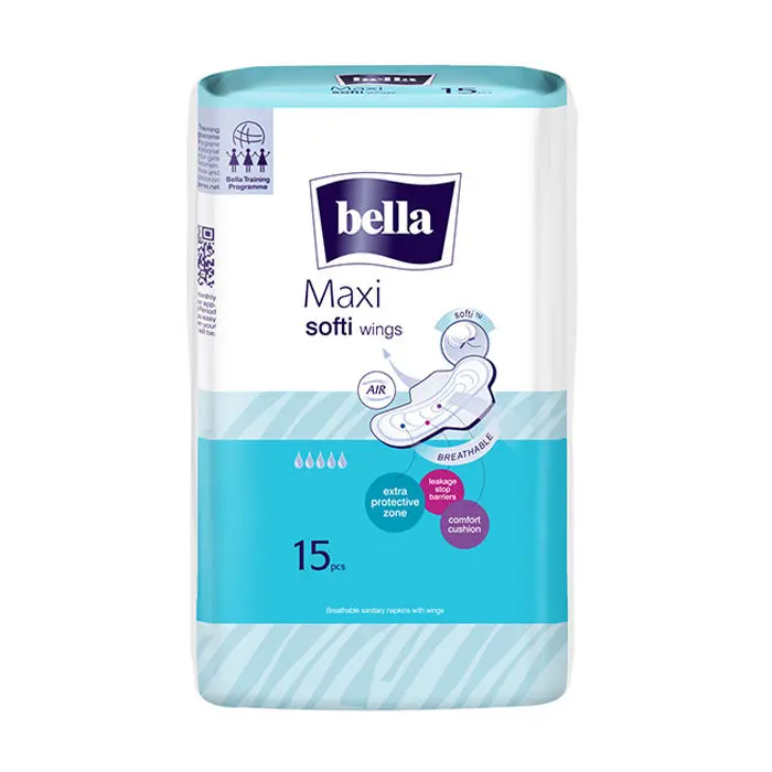 Bella Maxi Soft Wings Classic Sanitary Pads 15 Pcs