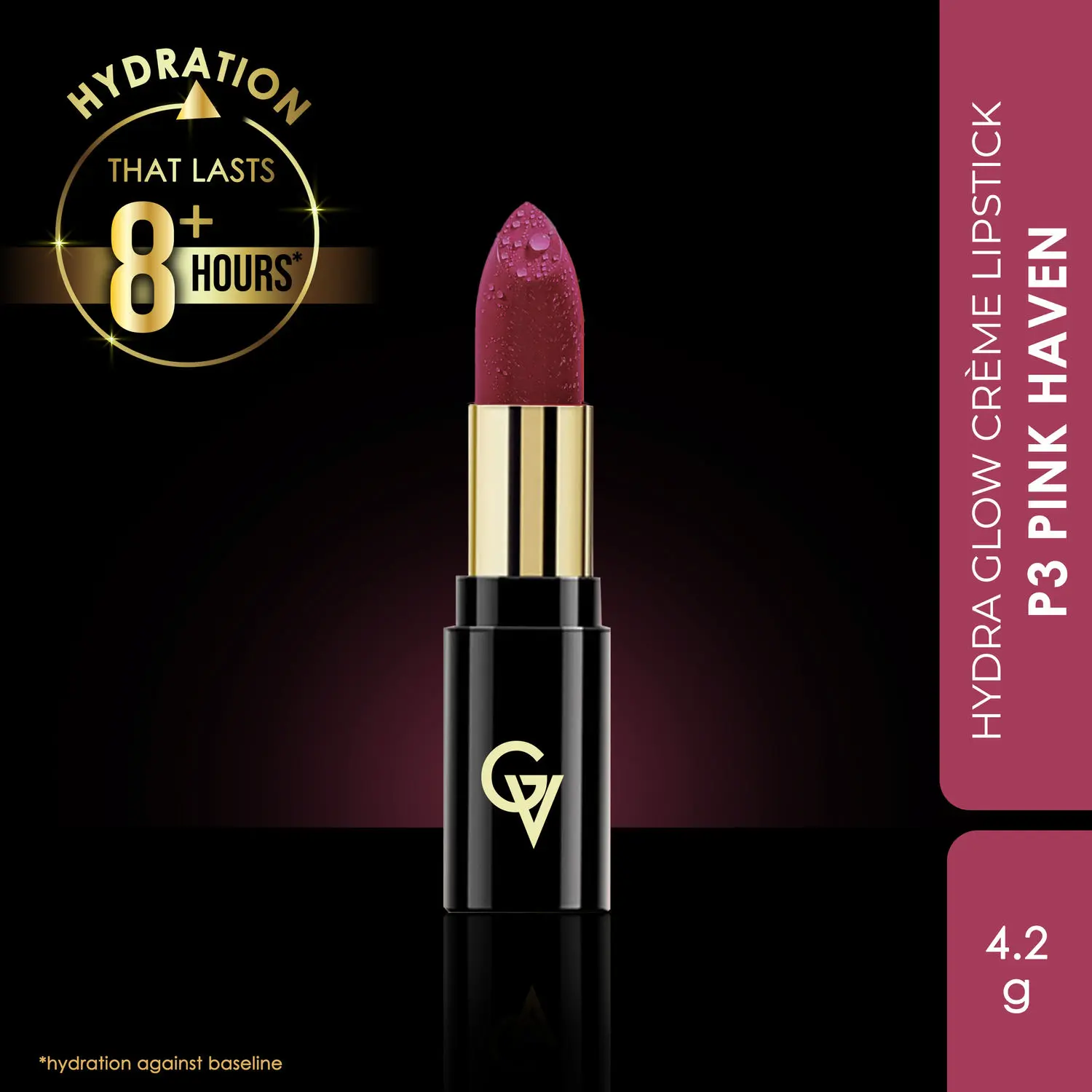 Good Vibes HydraGlow Creme Lipstick | Avocado Oil & Vitamin E | Pink Haven (P3) - (4.2g)