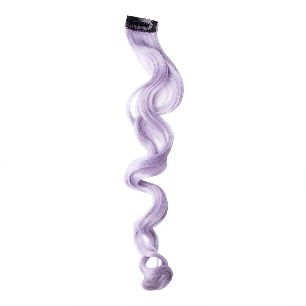 Streak Street Opera Mauve Curly Clip-On Strands