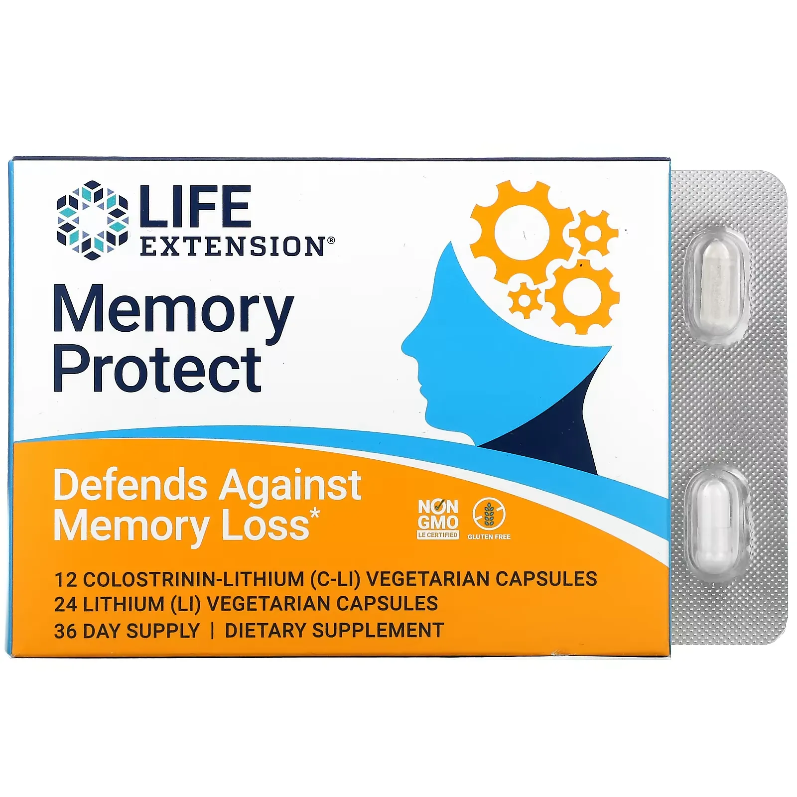 Memory Protect, 36 Vegetarian Capsules