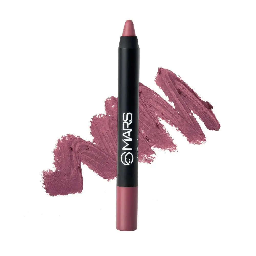 MARS Long Lasting Won't Smudge Won't Budge Lip Crayon with Matte Finish - Smile please| 3.5g