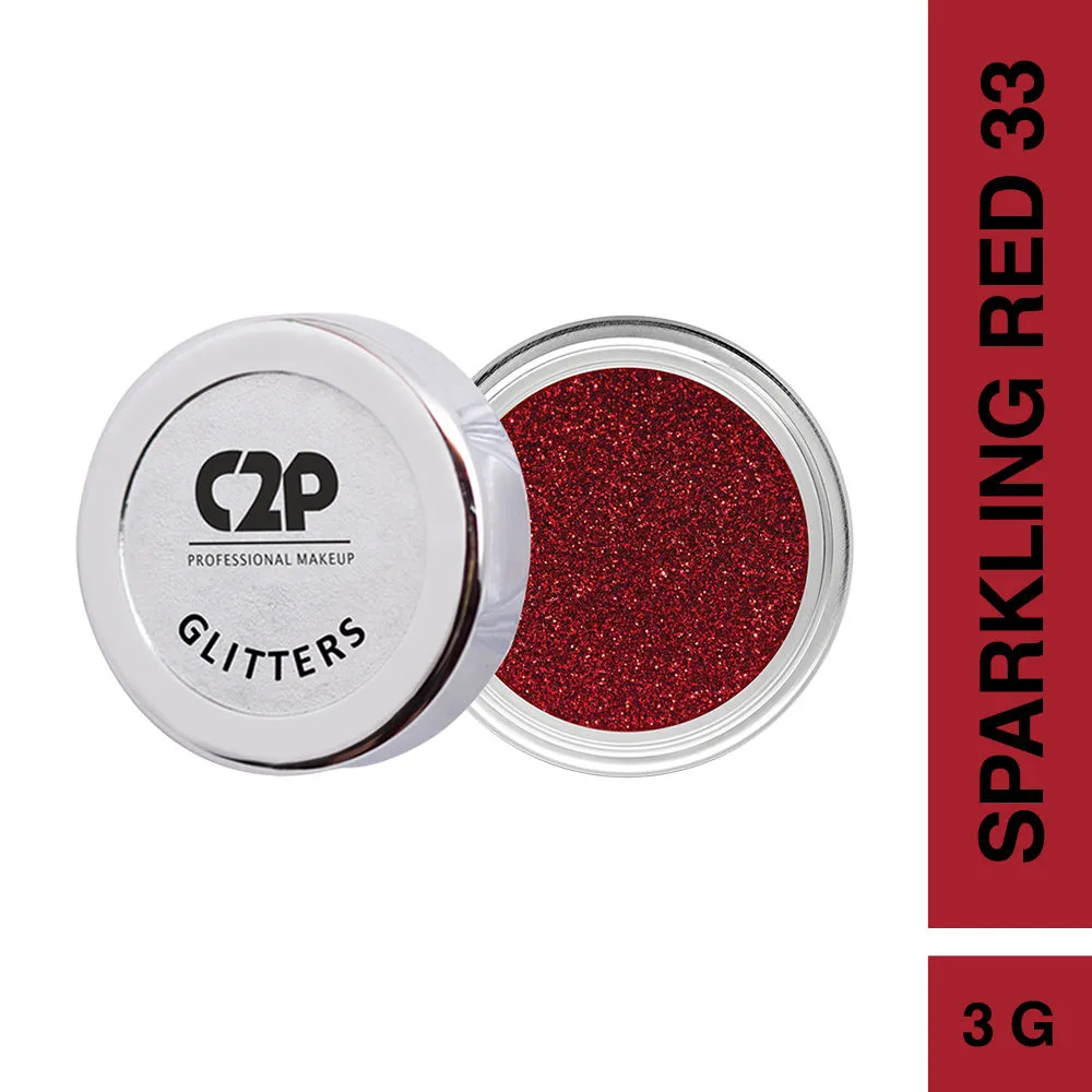 C2P Pro HD Loose Glitters - Sparkling Red 33