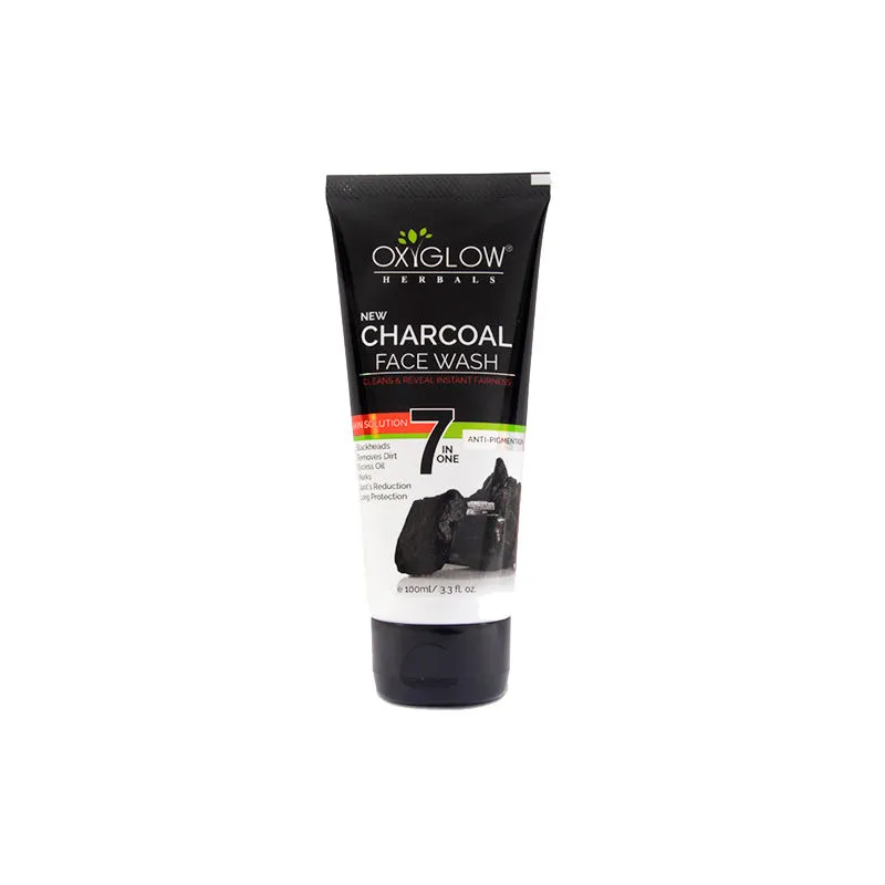 Oxyglow Herbals Charcoal Face Wash