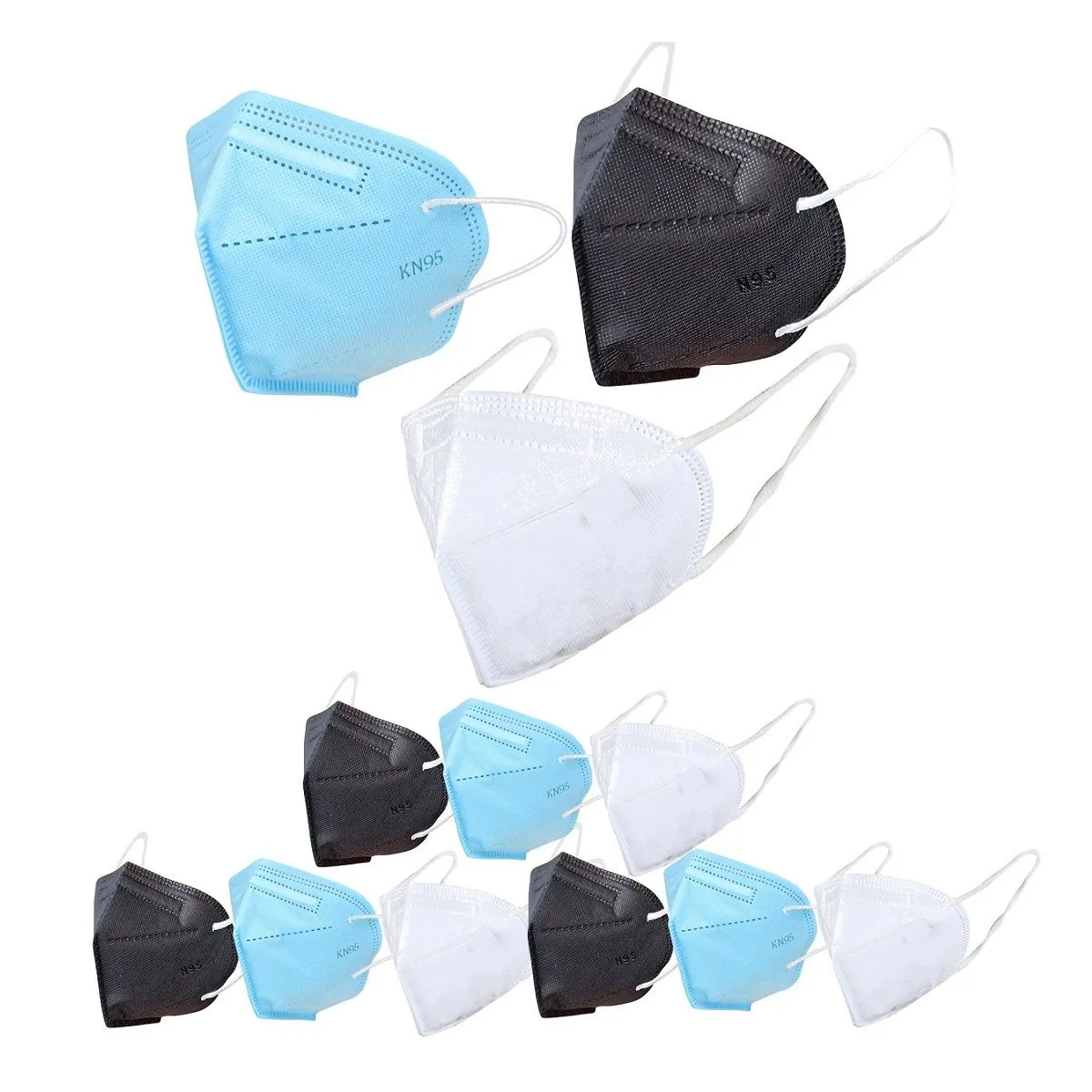 OOMPH Pack of 24 Kn95/N95 Anti-Pollution Reusable 5-Layer Mask