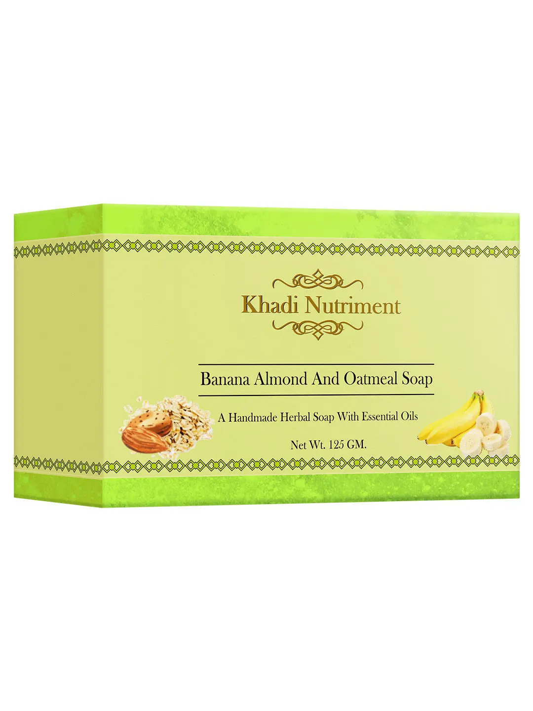 Khadi Nutriment Banana Almond And Oatmeal Soap (125 g)