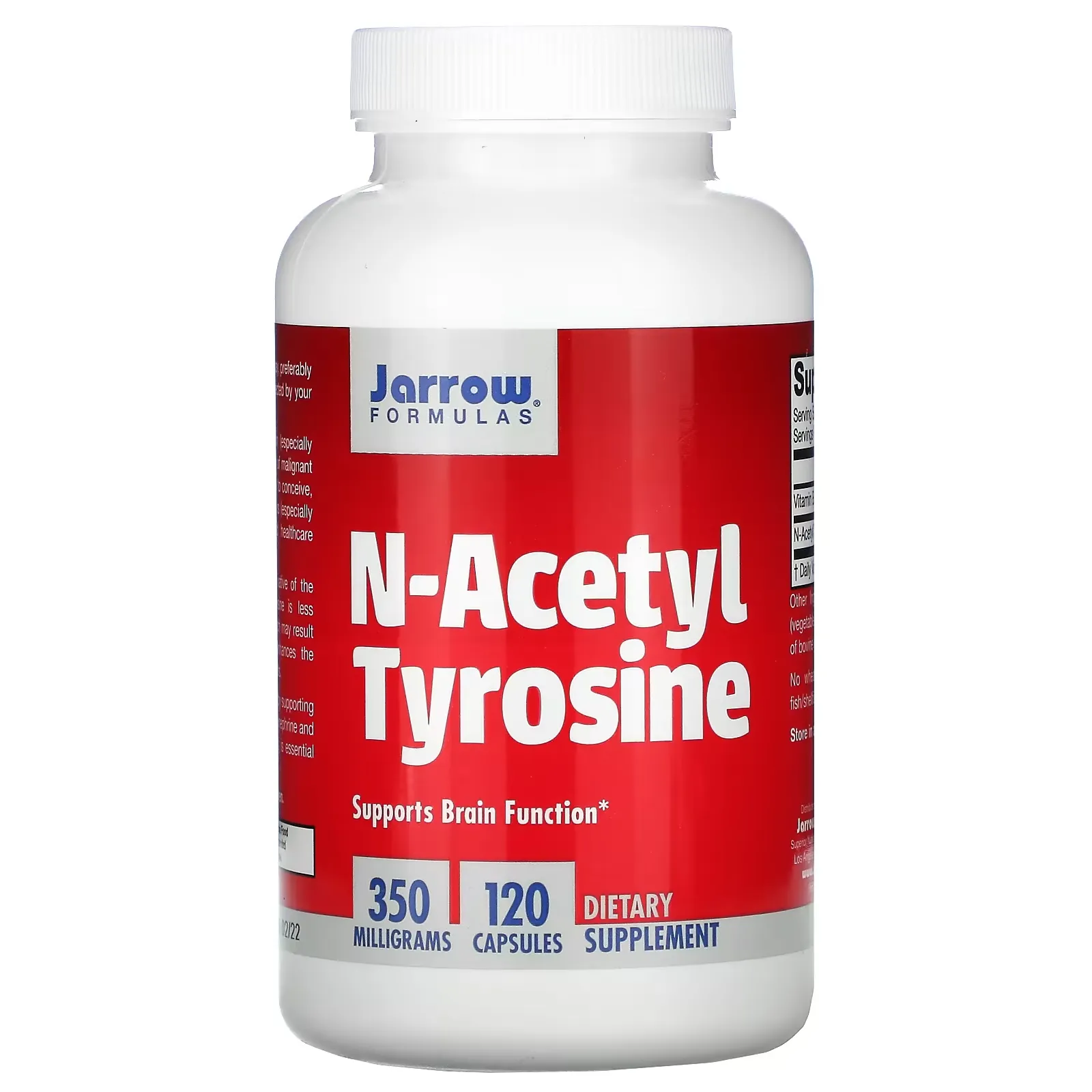 N-Acetyl Tyrosine, 350 mg, 120 Capsules