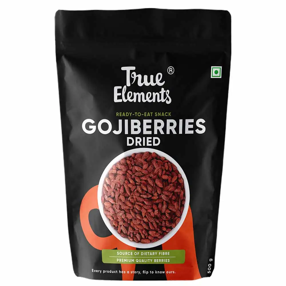 True Elements Dried Goji Berries,  Unflavoured  0.5 kg