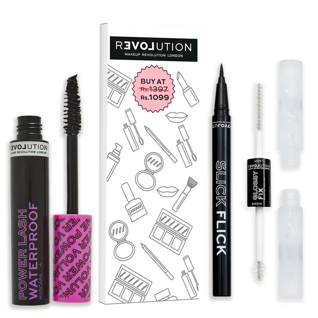 Makeup Revolution Complete Eye Set (0.7 g + 8 ml)