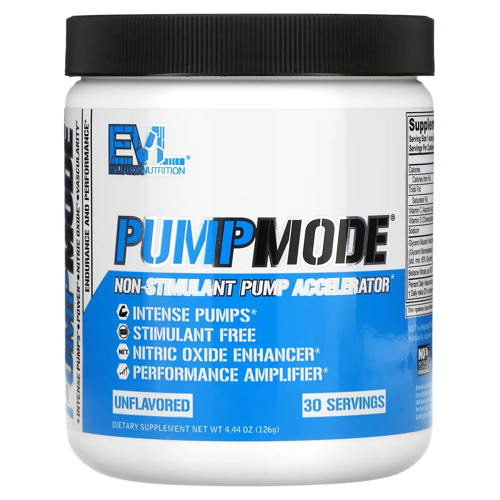 PumpMode,  Non-Stimulant Pump Accelerator, Unflavored, 4.44 oz (126 g)