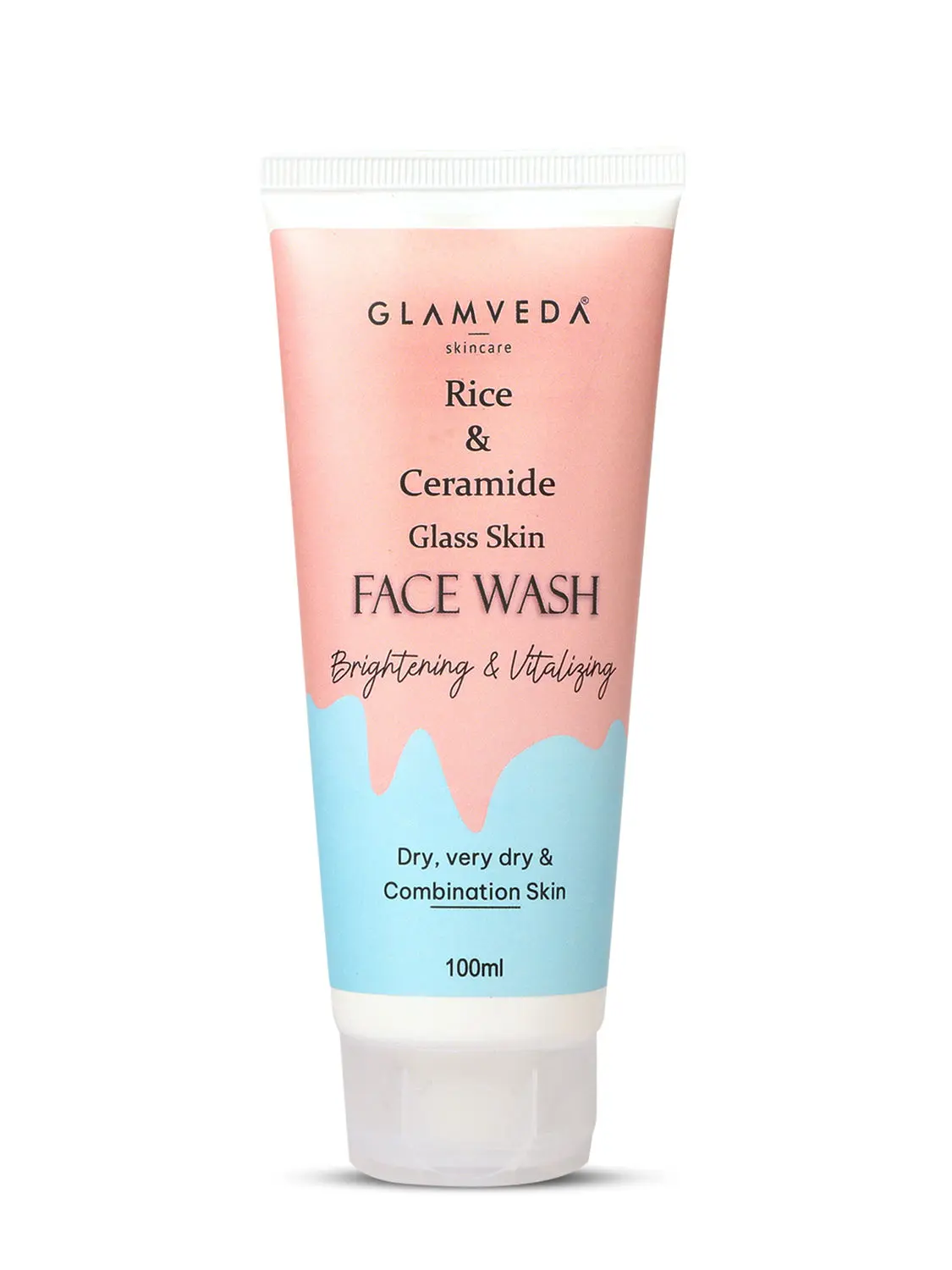 Glamveda Rice Water & ceramide Glass Skin Face Wash