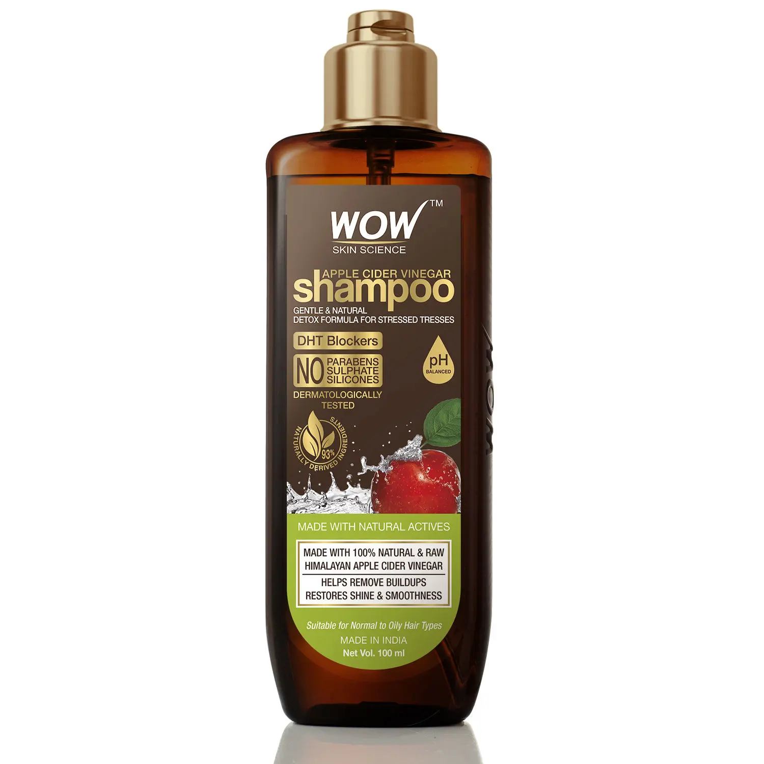 WOW Skin Science Wow Apple Cider Vinegar shampoo 100 ml