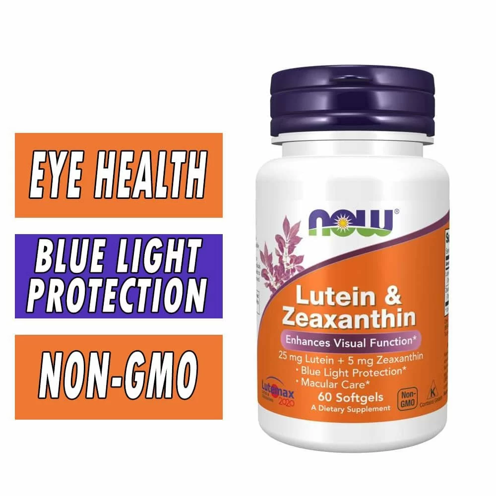 NOW Lutein and Zeaxanthin - 60 Softgels