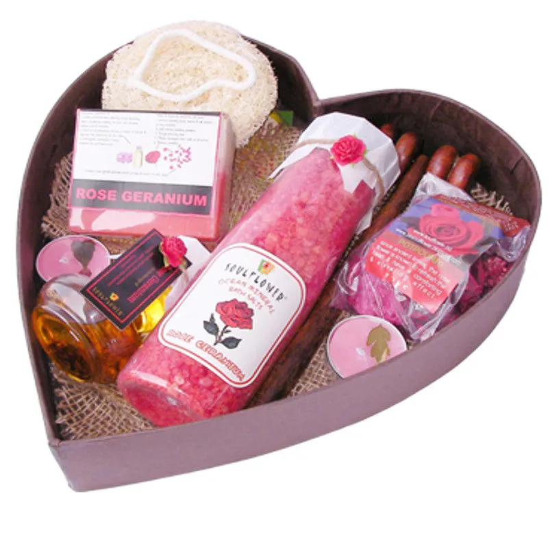 Soulflower Romance Bath Gift Set