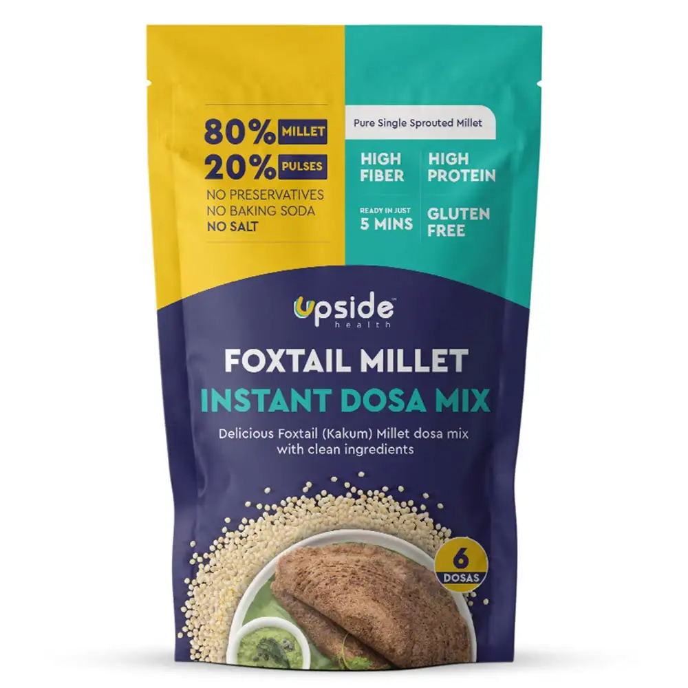 Upside Health Foxtail Millet Instant Dosa Mix,  Unflavoured  200 g