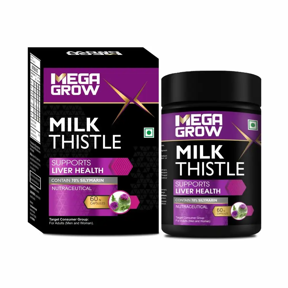 Megagrow Milk Thistle,  60 capsules